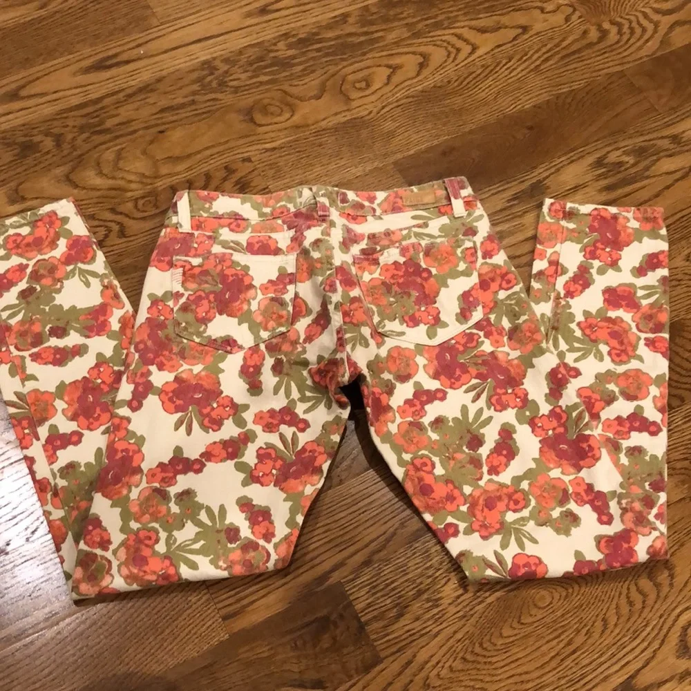 Paige Floral Skyline Ankle Peg. 25 - Picture 16 of 16